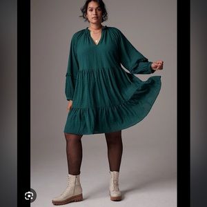 Anthropologie Mare Mare Ann tiered tunic dress